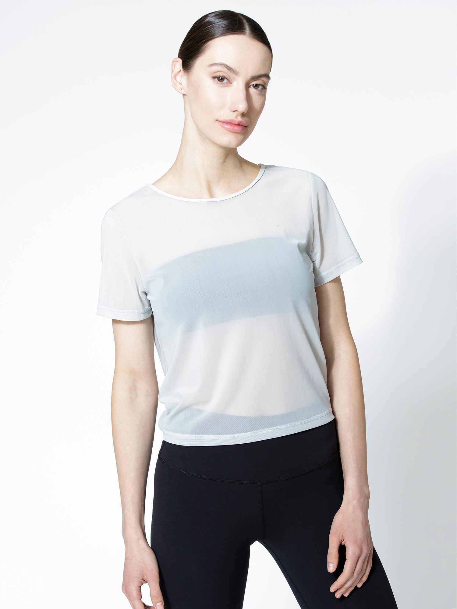 MESH TWIST TEE, SEASALT MESH