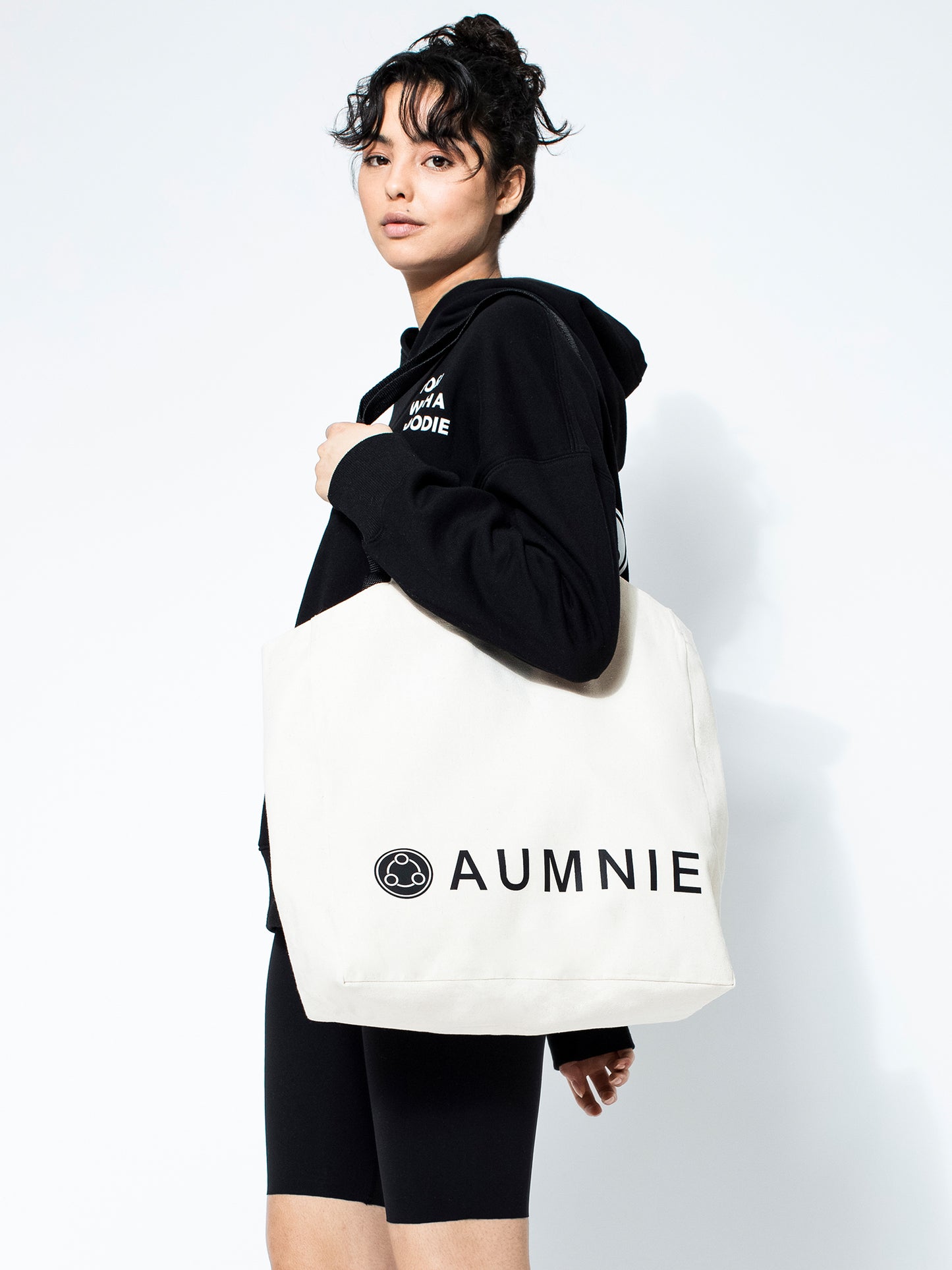 DUAL HANDLE TOTE, BEIGE