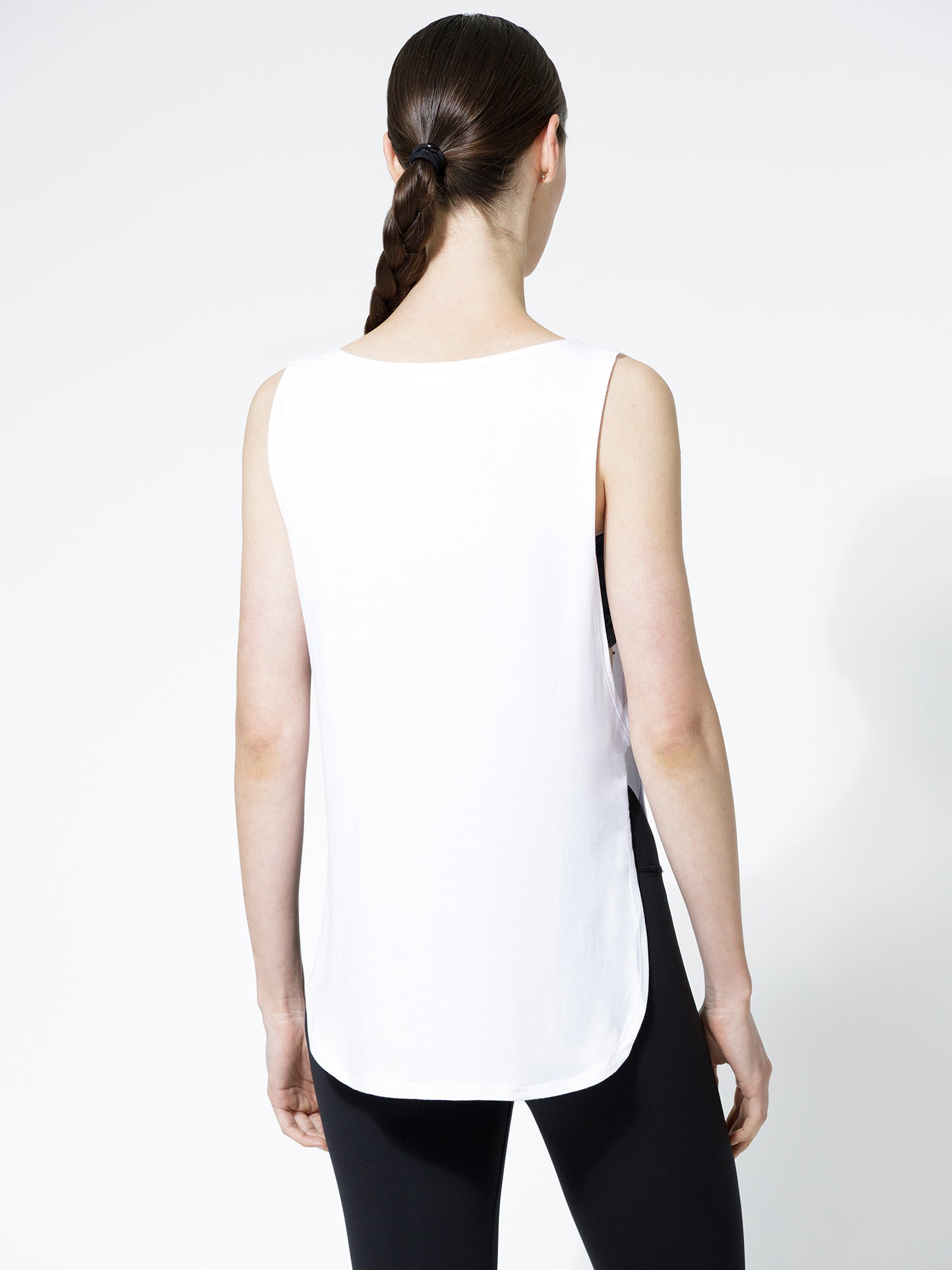 SIDE TWIST OVERSIZED TEE, WHITE