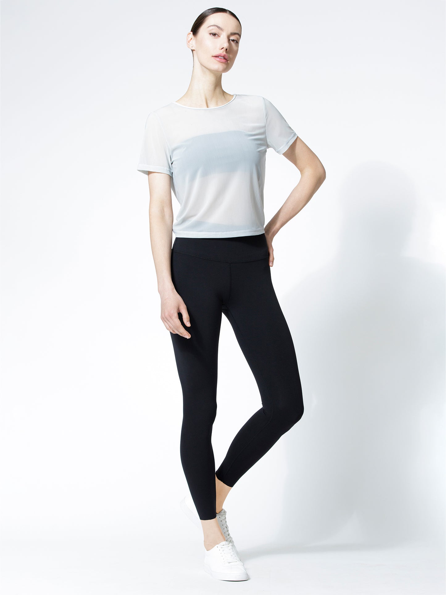 MESH TWIST TEE, SEASALT MESH