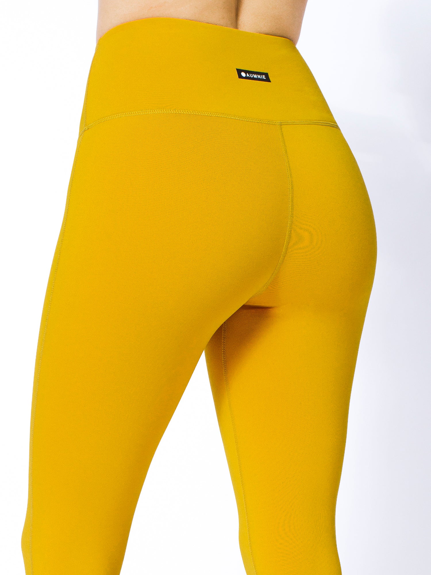 HIGH WAIST ANKLE CROPS, MARIGOLD