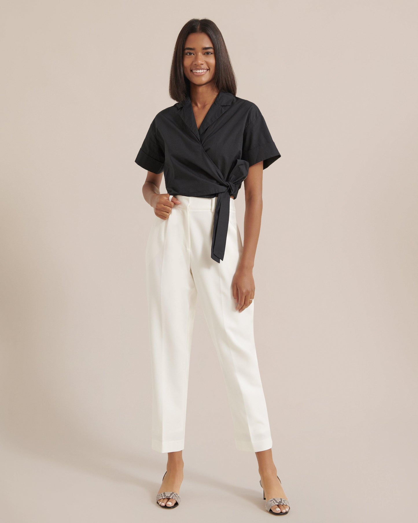 Selma Tapered-Leg Trousers - souvikdeysample