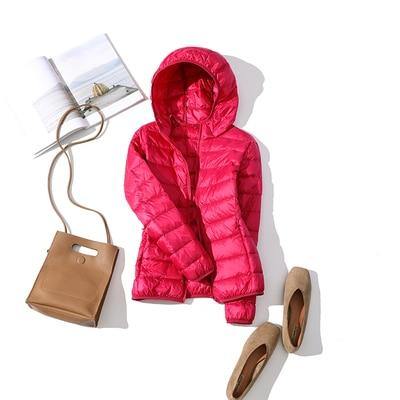2019 New Brand 90% White Duck Down Jacket Women Autumn Winter Warm Coat Lady Ultralight Duck Down Jacket Female Windproof Parka - souvikdeysample