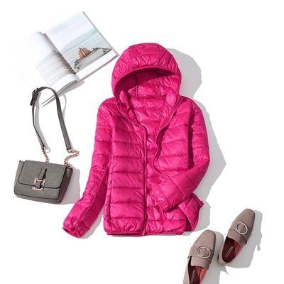 2019 New Brand 90% White Duck Down Jacket Women Autumn Winter Warm Coat Lady Ultralight Duck Down Jacket Female Windproof Parka - souvikdeysample