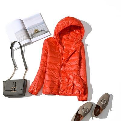 2019 New Brand 90% White Duck Down Jacket Women Autumn Winter Warm Coat Lady Ultralight Duck Down Jacket Female Windproof Parka - souvikdeysample