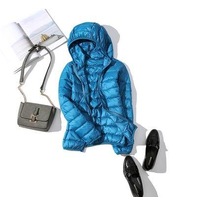 2019 New Brand 90% White Duck Down Jacket Women Autumn Winter Warm Coat Lady Ultralight Duck Down Jacket Female Windproof Parka - souvikdeysample