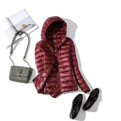 2019 New Brand 90% White Duck Down Jacket Women Autumn Winter Warm Coat Lady Ultralight Duck Down Jacket Female Windproof Parka - souvikdeysample