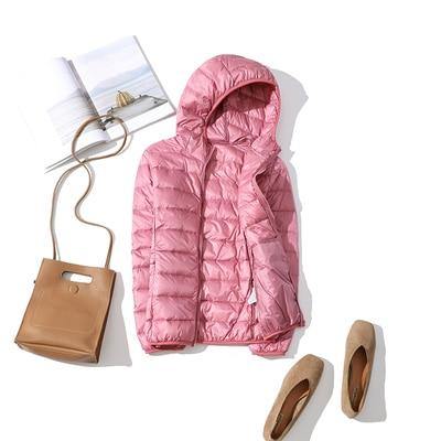 2019 New Brand 90% White Duck Down Jacket Women Autumn Winter Warm Coat Lady Ultralight Duck Down Jacket Female Windproof Parka - souvikdeysample