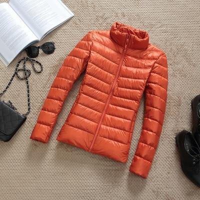 2019 New Brand 90% White Duck Down Jacket Women Autumn Winter Warm Coat Lady Ultralight Duck Down Jacket Female Windproof Parka - souvikdeysample