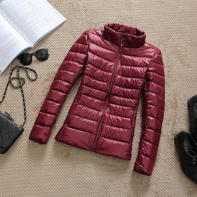 2019 New Brand 90% White Duck Down Jacket Women Autumn Winter Warm Coat Lady Ultralight Duck Down Jacket Female Windproof Parka - souvikdeysample