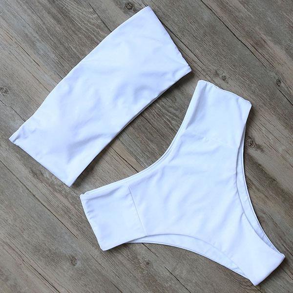 RUUHEE Bandage Bikini Swimwear Women Swimsuit High Waist Bikini Set 2020 Bathing Suit Push Up Maillot De Bain Femme Beachwear - souvikdeysample