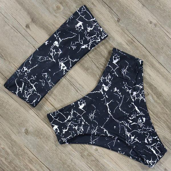 RUUHEE Bandage Bikini Swimwear Women Swimsuit High Waist Bikini Set 2020 Bathing Suit Push Up Maillot De Bain Femme Beachwear - souvikdeysample