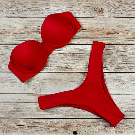 Sexy High Waist Bikini Swimwear Women Swimsuit 2020 Leopard Brazilian Bikini Set Push Up Bathing Suit Female Summer Beachwear L - souvikdeysample