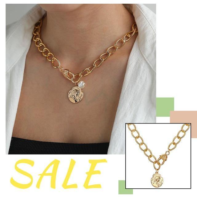VKME Vintage Multi-layer Chains Necklaces - souvikdeysample