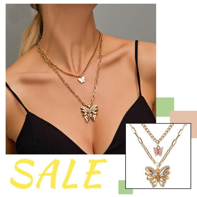 VKME Vintage Multi-layer Chains Necklaces - souvikdeysample